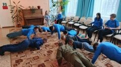 Спортивный праздник с военной тематикой для воспитанников ГБУ КЦСОН Дубровского района