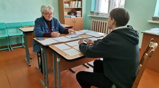 Для учащихся Рябчинской СОШ прошло тренировочное итоговое собеседование по русскому языку