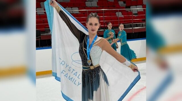 Брянская фигуристка Дарья Блинкова победила на Первенстве России по синхронному фигурному катанию