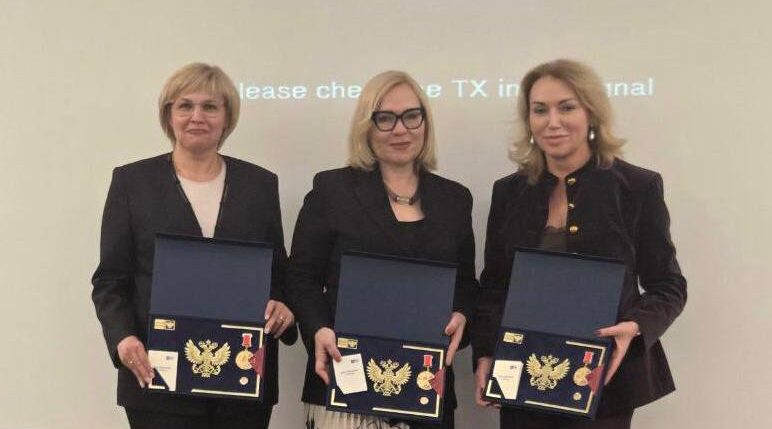 Женщины-руководители трёх приграничных управлений Почты России получили знак «За мужество»