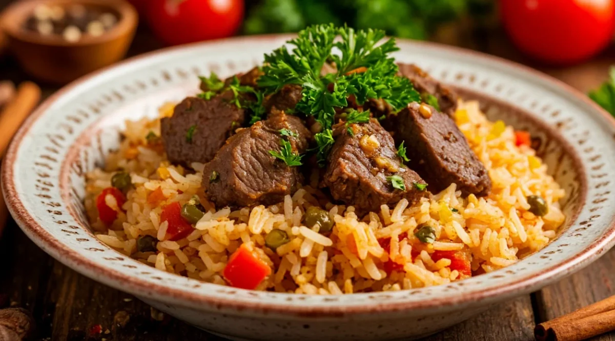 Традиционный узбекский плов по семейному рецепту Тимура Ходжаева из Дубровского района