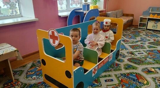 В детском саду № 4 прошла сюжетно-ролевая игра «Скорая помощь»