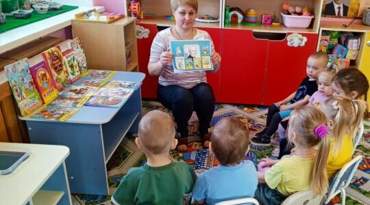 Выставка произведений К.И. Чуковского в Дубровском детском саду № 4