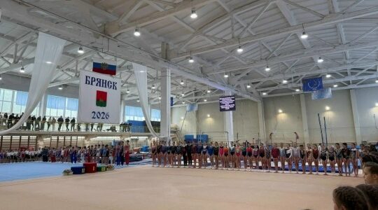 В Брянске проходят соревнования по спортивной гимнастике