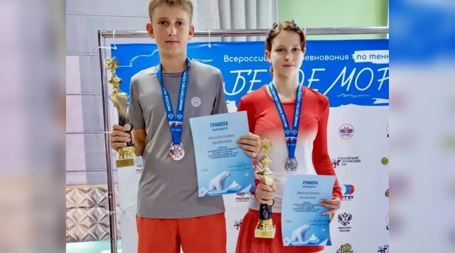 Брянская теннисистка выиграла серебро на Всероссийских соревнованиях «Белое море»