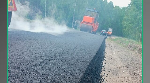 Ремонт дороги Унеча – станция Рассуха – Лизогубовка в Унечском районе Брянской области