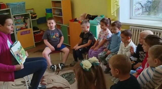 В Дубровском детском саду прошло занятие о домашних животных