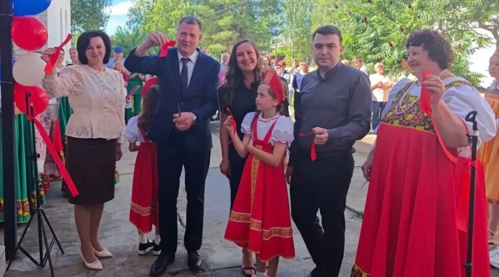 В Клетнянском районе состоялось открытие обновлённого дома культуры