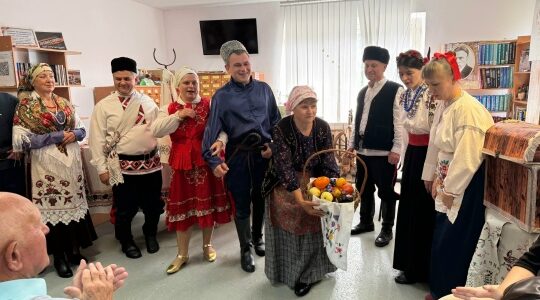 В Дубровской библиотеке показали казачий обряд сватовства