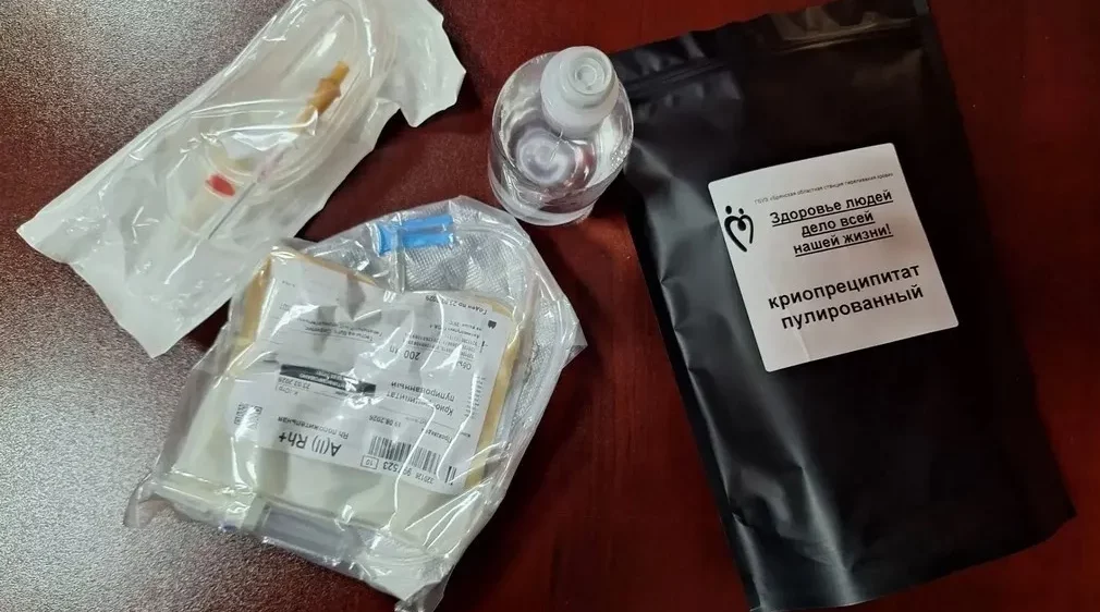 Компоненты крови передали бойцам бригады «БАРС-Брянск»
