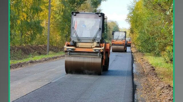 В Трубчевском районе обновляют 3,5 км автодороги «Брянск – Новозыбков» – Трубчевск» – Голубча