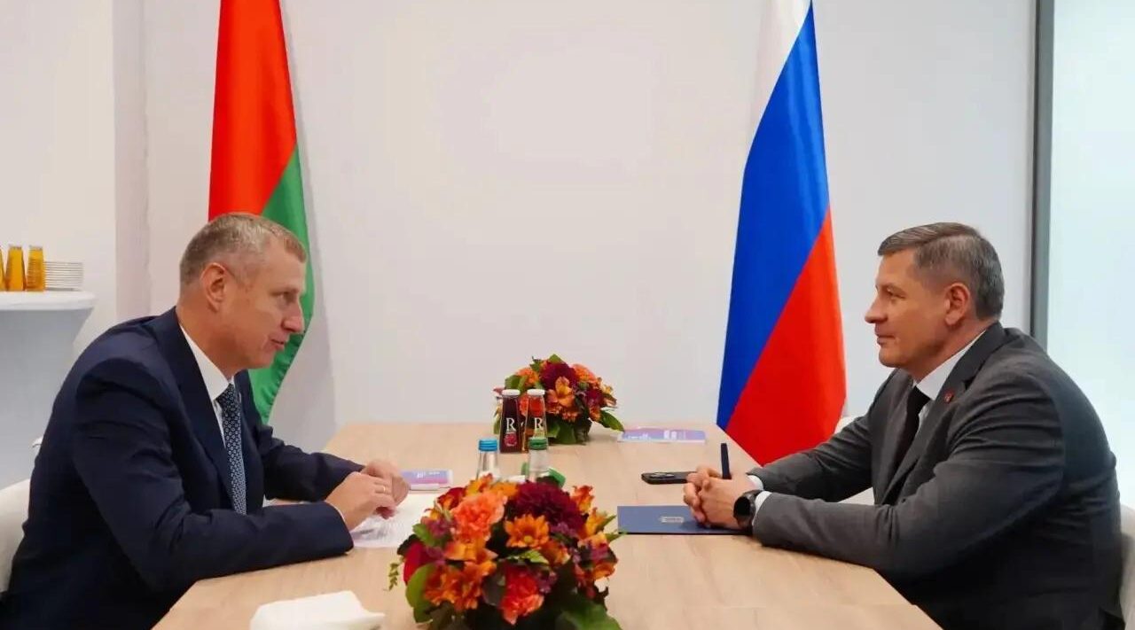 Егор Ковальчук встретился с главой администрации Президента Республики Беларусь Дмитрием Крутым